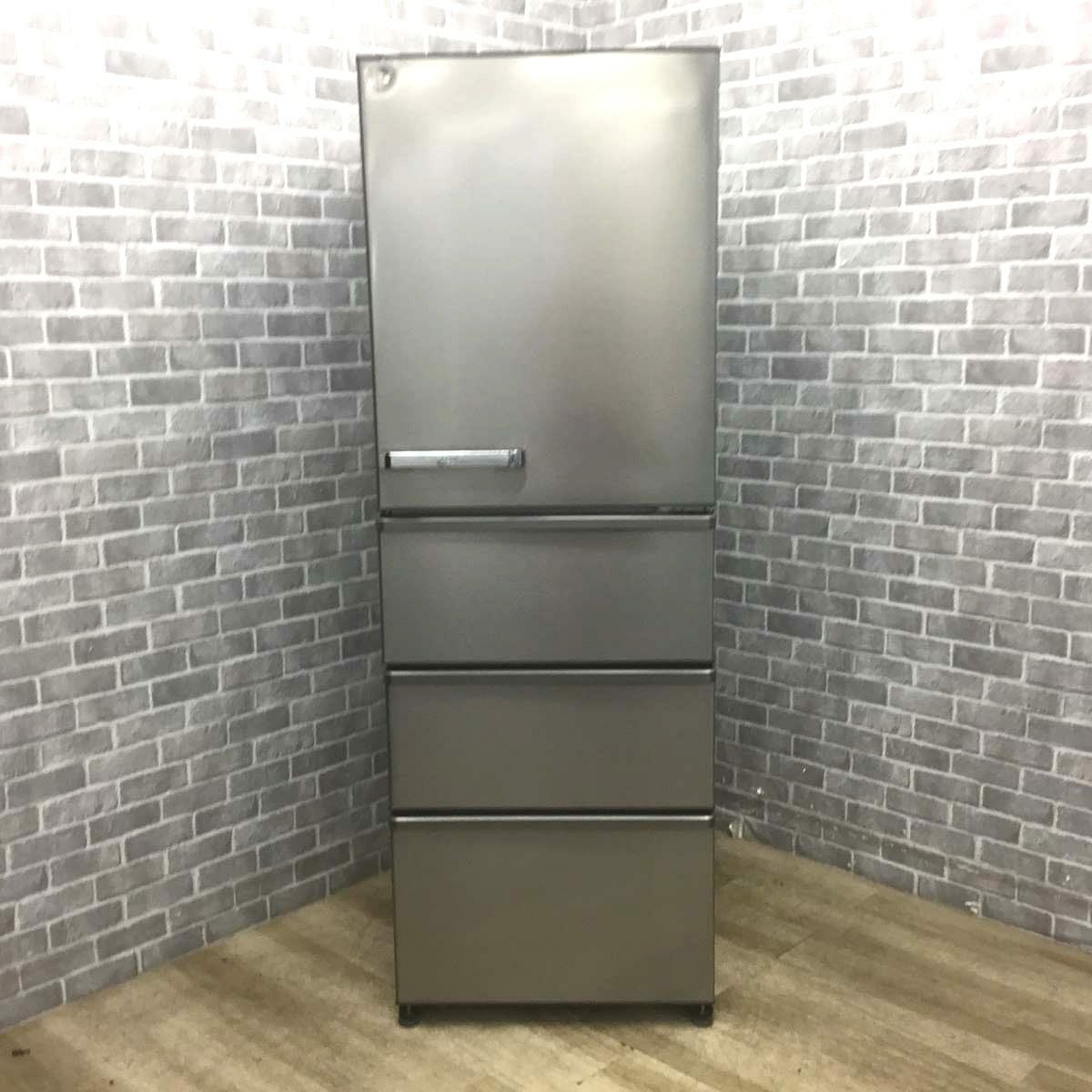 値下げしました！★ジモティ割あり★ 極美品 AQUA  冷蔵庫　AQR-V43P（T) 430L 23年製 動作確認／クリーニング済み TK4259　【リユースのサカイつくば店】 AQUA 冷蔵庫 4ドア 430L 右開き AQR-V43P(S) | リユース家電Happy