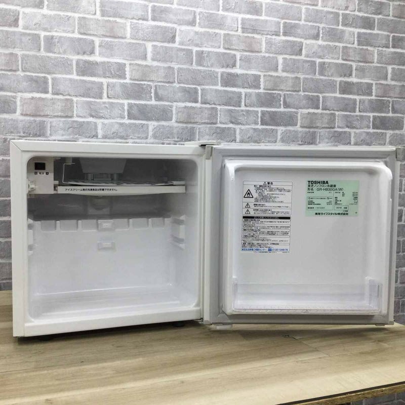 東芝 冷蔵庫 1ドア 27L 右開き GR-HB30GA-W 2018年製 | リユース家電Happy