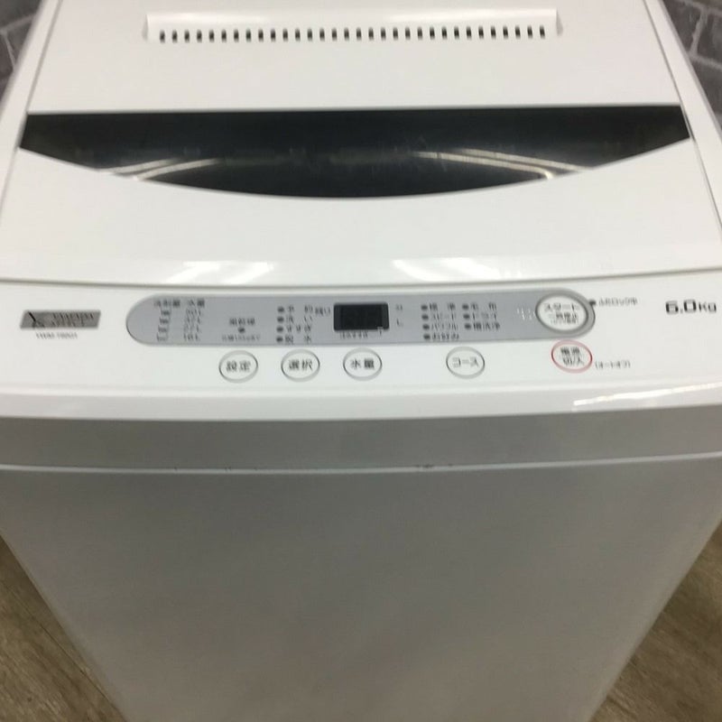 ヤマダセレクト・ヤマダ電機 洗濯機 6.0kg YWM-T60G1 2019年製 