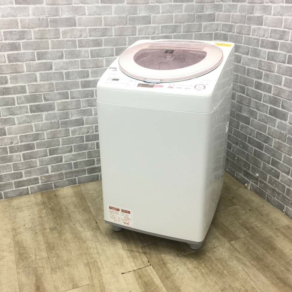 【販売終了しました。ありがとうございます。】SHARP　8.0㎏　プラズマクラスター　洗濯乾燥機　ES-PX8C　2019年製　中古品　/　P＆G　レノア　共同開発　穴無 ダイヤカット 槽　相模原市　リサイクルショップ　エコノサー 販売終了しました。ありがとうございます。】SHARP 8.0㎏ プラズマ