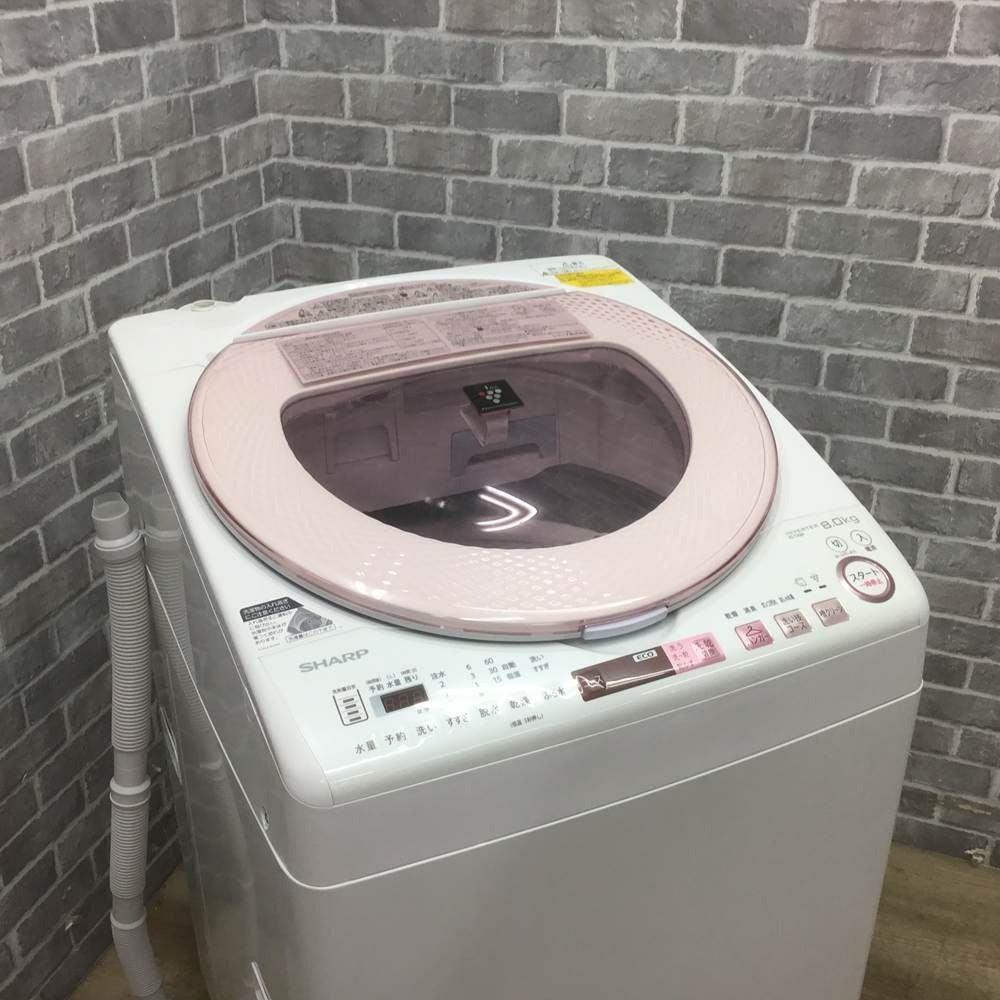 SHARP 洗濯乾燥機 洗濯容量 8.0kg 乾燥容量 4.5kg プラズマクラスター