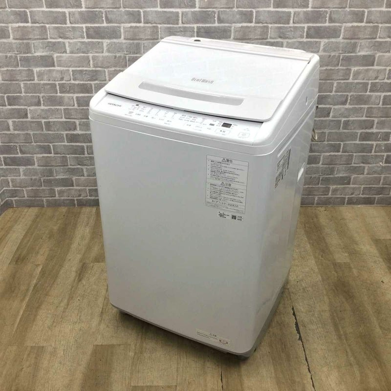 日立 洗濯機 8.0kg ビートウォッシュ BW-V80J 2023年式