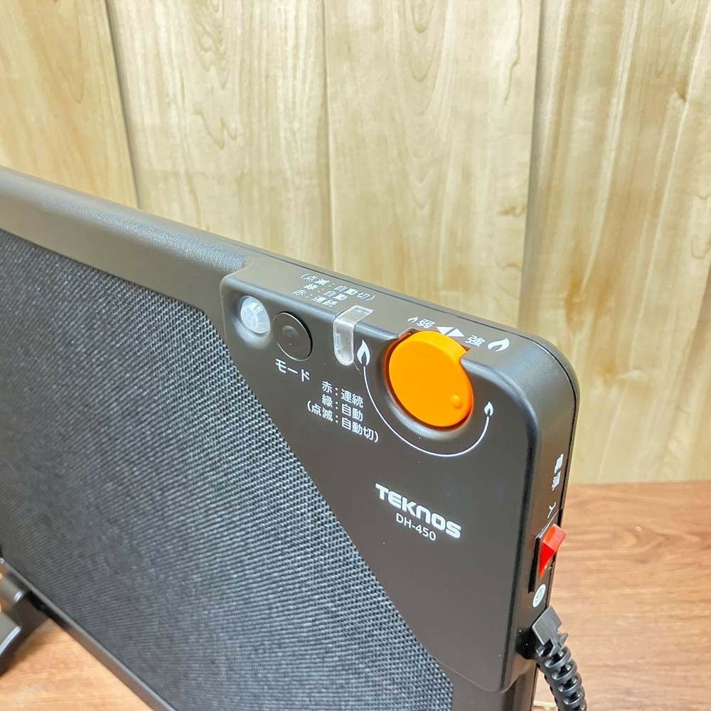 【新品】 TEKNOS カーボンデスクヒーター 130W DH-450