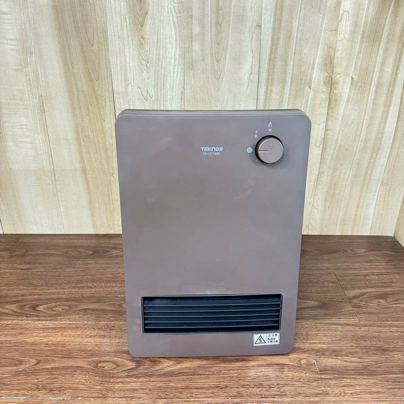 【新品】TEKNOS セラミックヒーター 1200W TS-1271 DB