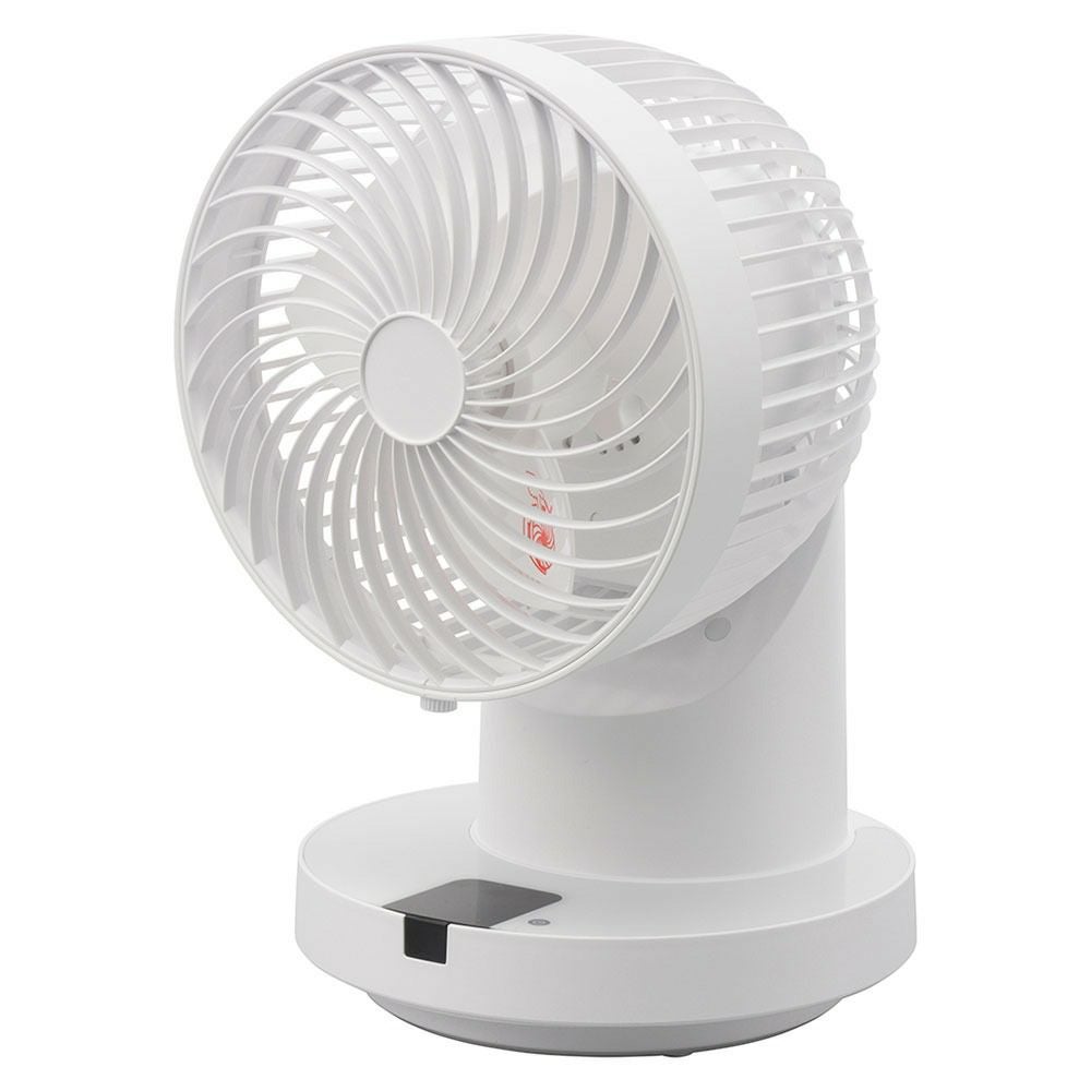【新品】オーム電機 サーキュレーター 360度自動首振 リモコン付 USB給電 FF-SQ862TC-FW