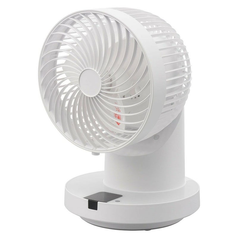 【新品】オーム電機 サーキュレーター 360度自動首振 リモコン付 USB給電 FF-SQ862TC-FW