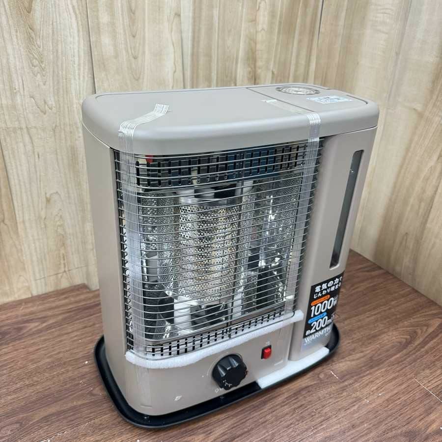 【新品】スチーム加湿機能付電気ストーブ 1000W QS213-BG 2022年式