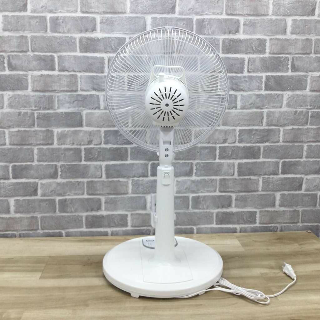 【新品】山善 リビング扇風機 リモコン付 CMR-K303 W