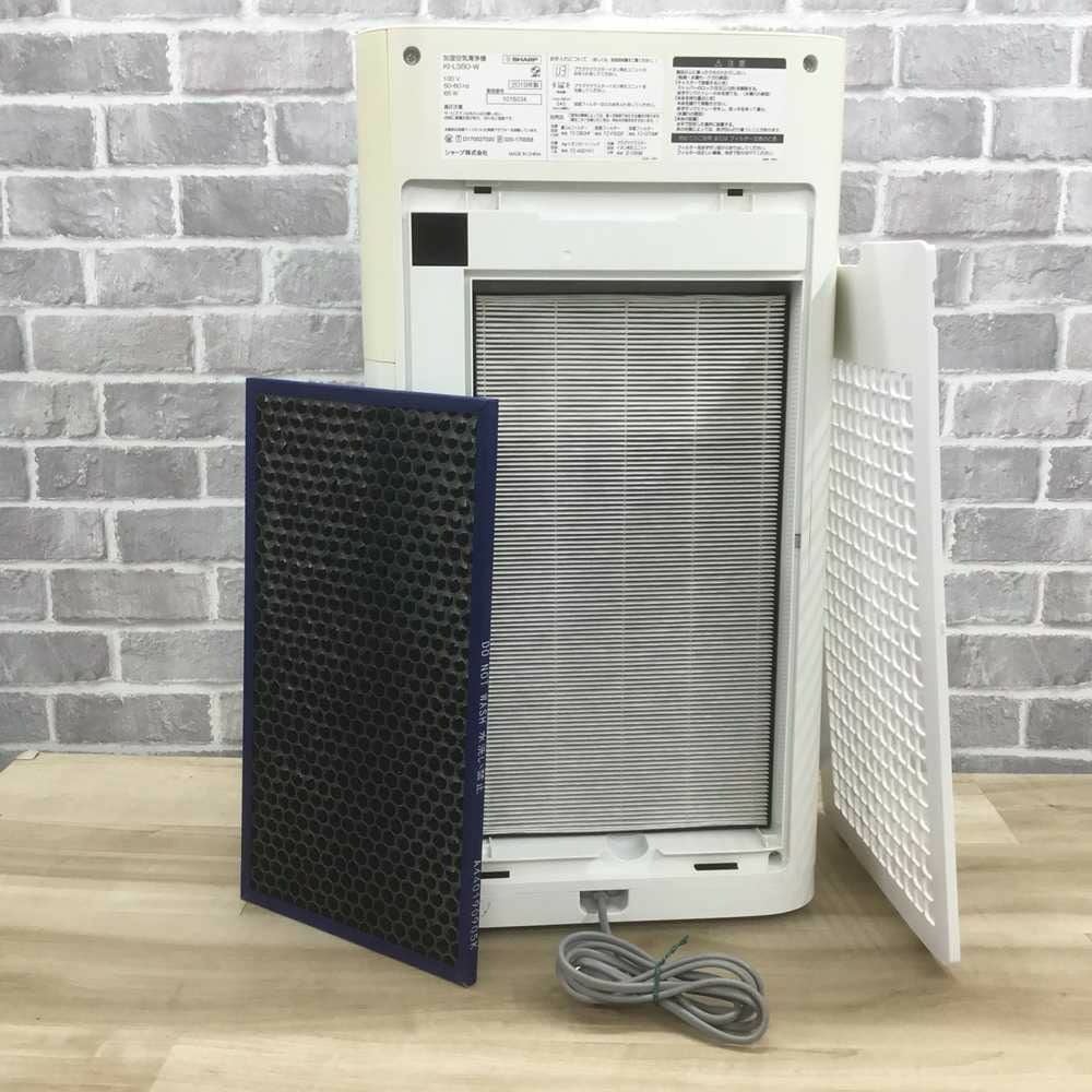 SHARP 加湿空気清浄機 PM2.5対応 プラズマクラスター25000 KI-LS50-W 2019年式