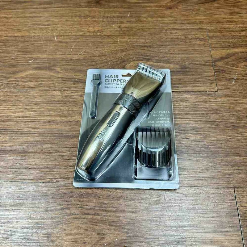 オーム電機 電動バリカン 電池式