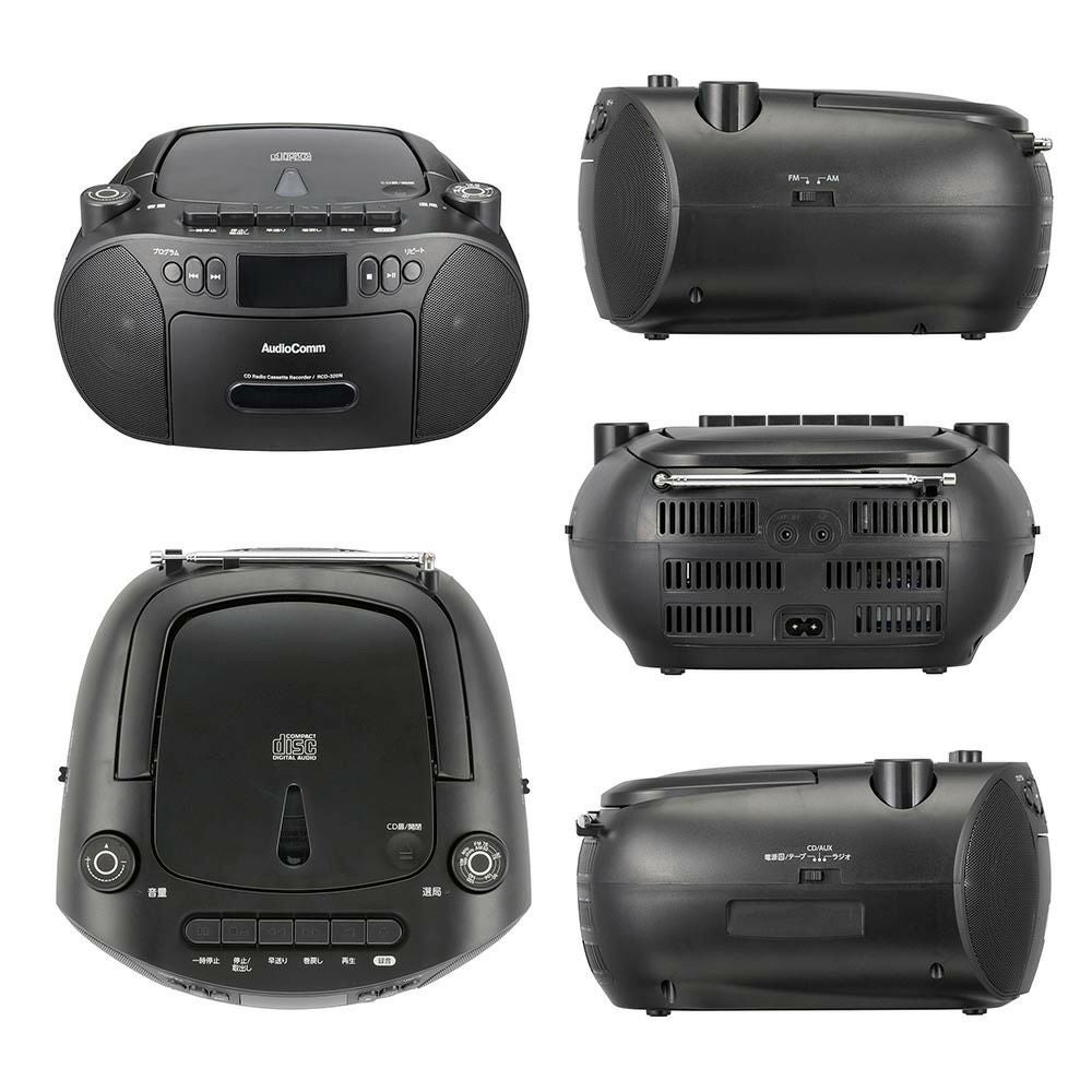 オーム電機 CDラジオカセットレコーダー