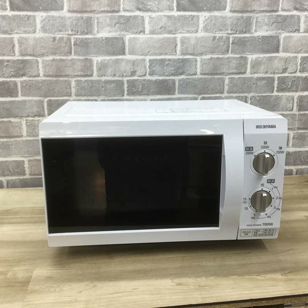 IRISOHYAMA 電子レンジ 700W 18L 西日本60hz専用 フラットテーブル
