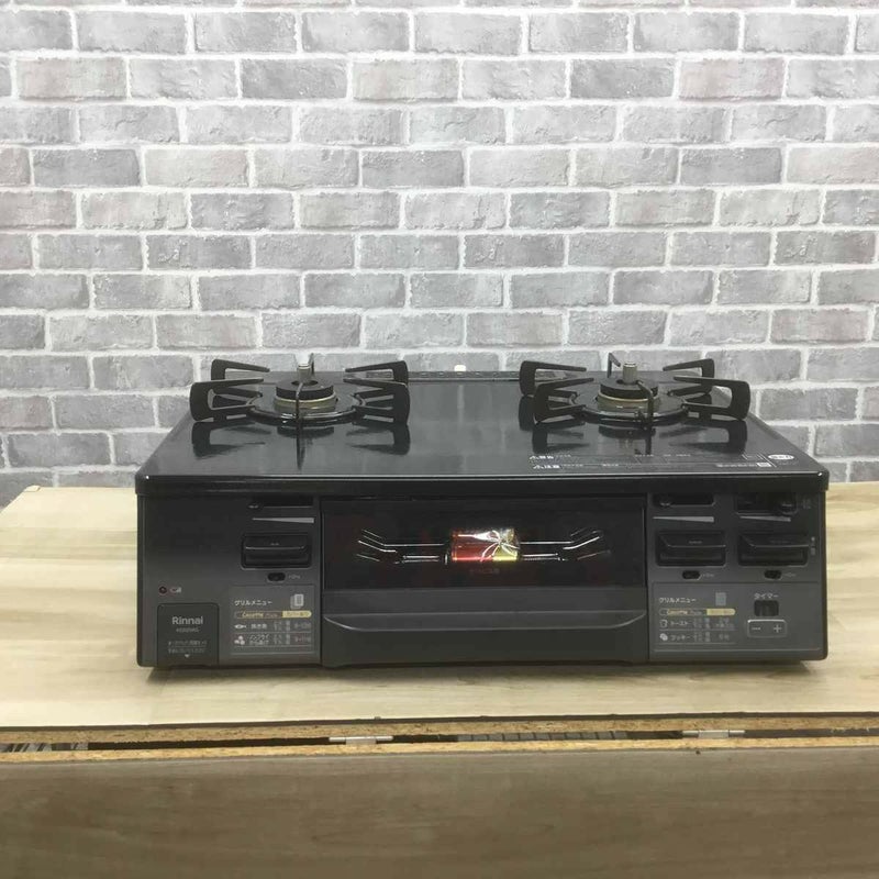 リンナイ ガスコンロ 都市ガス 約60cm幅 右強火力 ラクシエファイン 2024年製