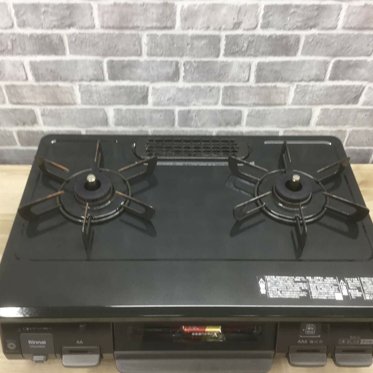 リンナイ ガスコンロ LPガス 約59cm幅 右強火力 2022年製