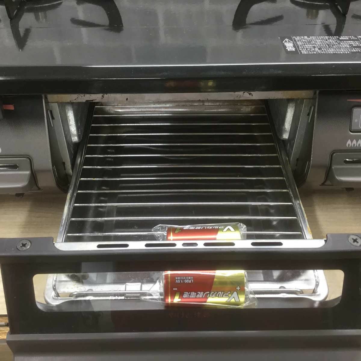 リンナイ ガスコンロ LPガス 約59cm幅 右強火力 2022年製