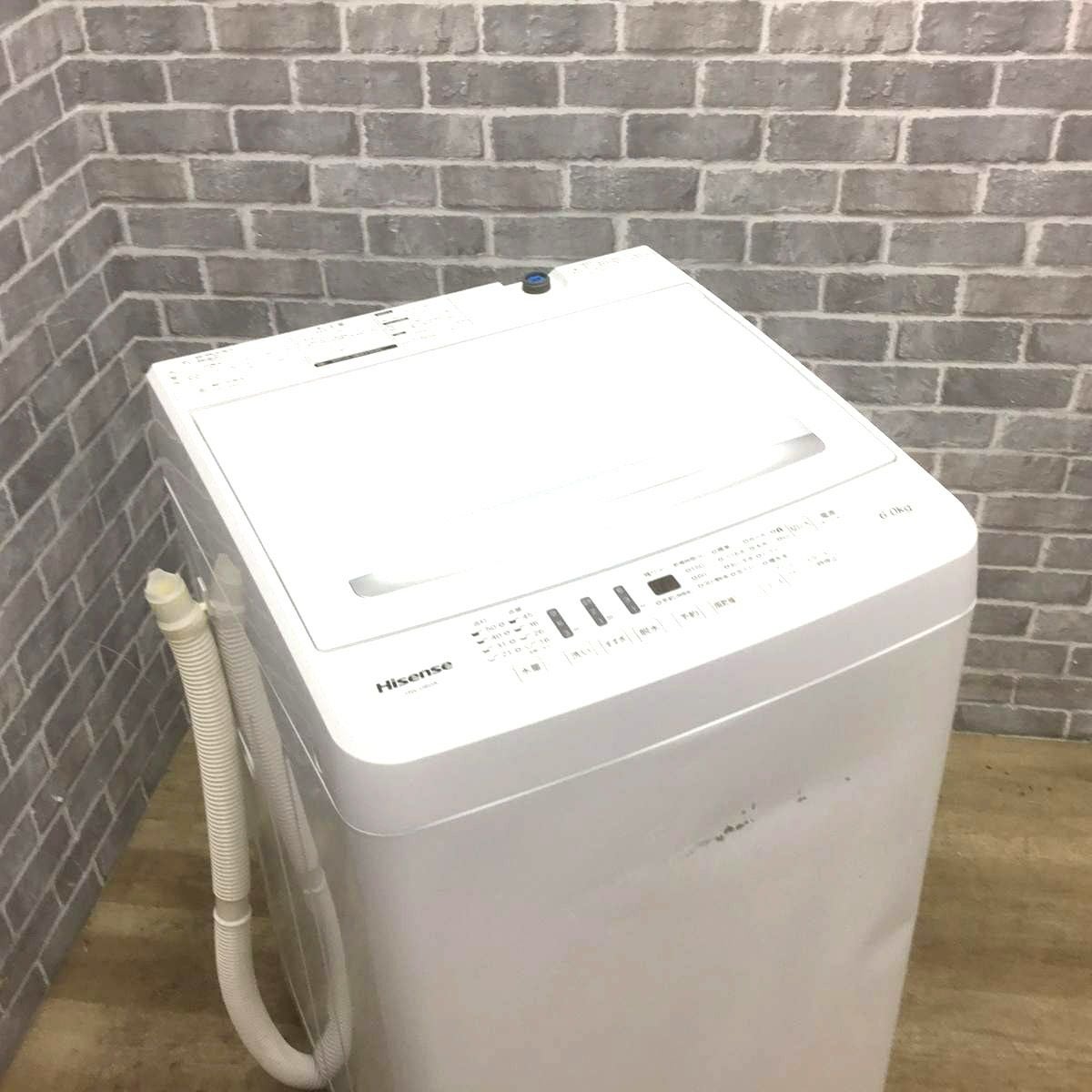 ID 365971　洗濯機6K　ハイセンス　キズ有　２０２１年製　HW-G60A HW-G60A 全自動洗濯機 1台 Hisense(ハイセンス) 【通販モノタロウ】