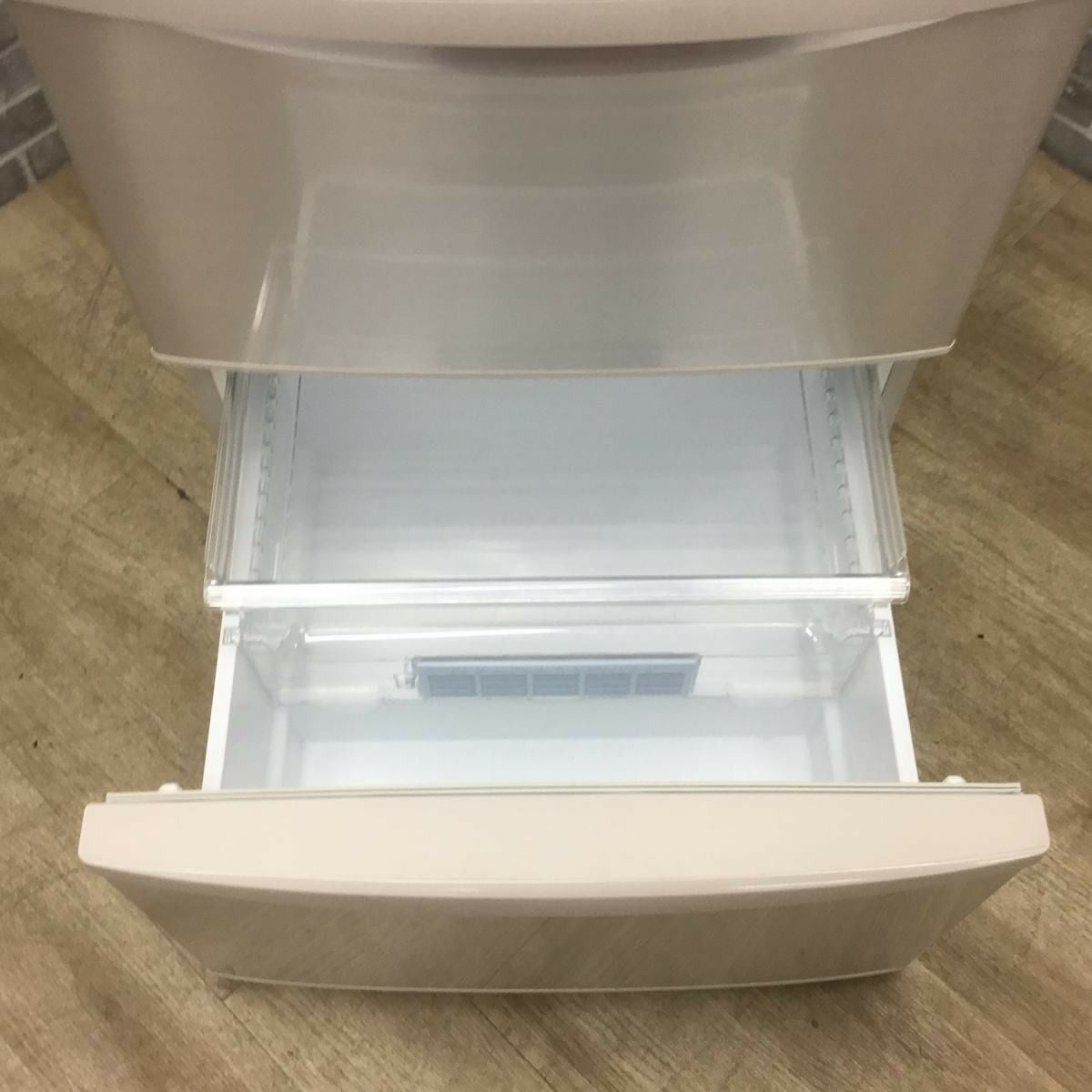 パナソニック 5ドア 冷蔵庫 426L 右開き シャンパン NR-E430V-N 2015年製