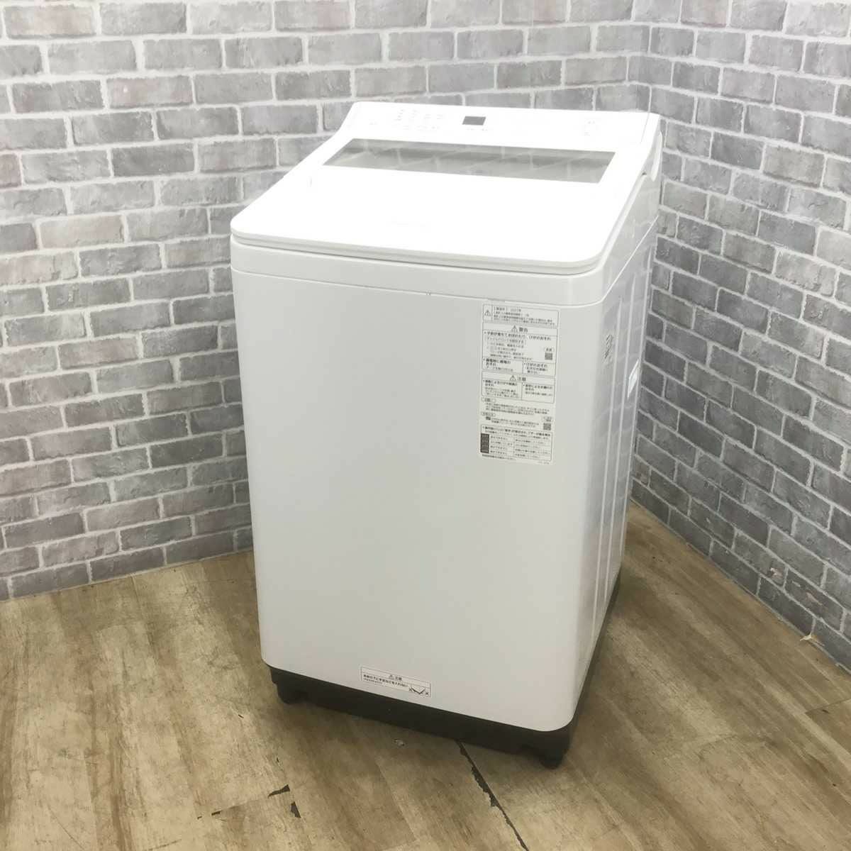 (6/22受渡済)YJT7512【Panasonic/パナソニック 8.0㎏洗濯機】美品 2021年製 NA-FA80H9 家電 洗濯 簡易乾燥付 Panasonic（パナソニック） 洗濯機 縦型全自動 NA-FA80H9 (8.0kg