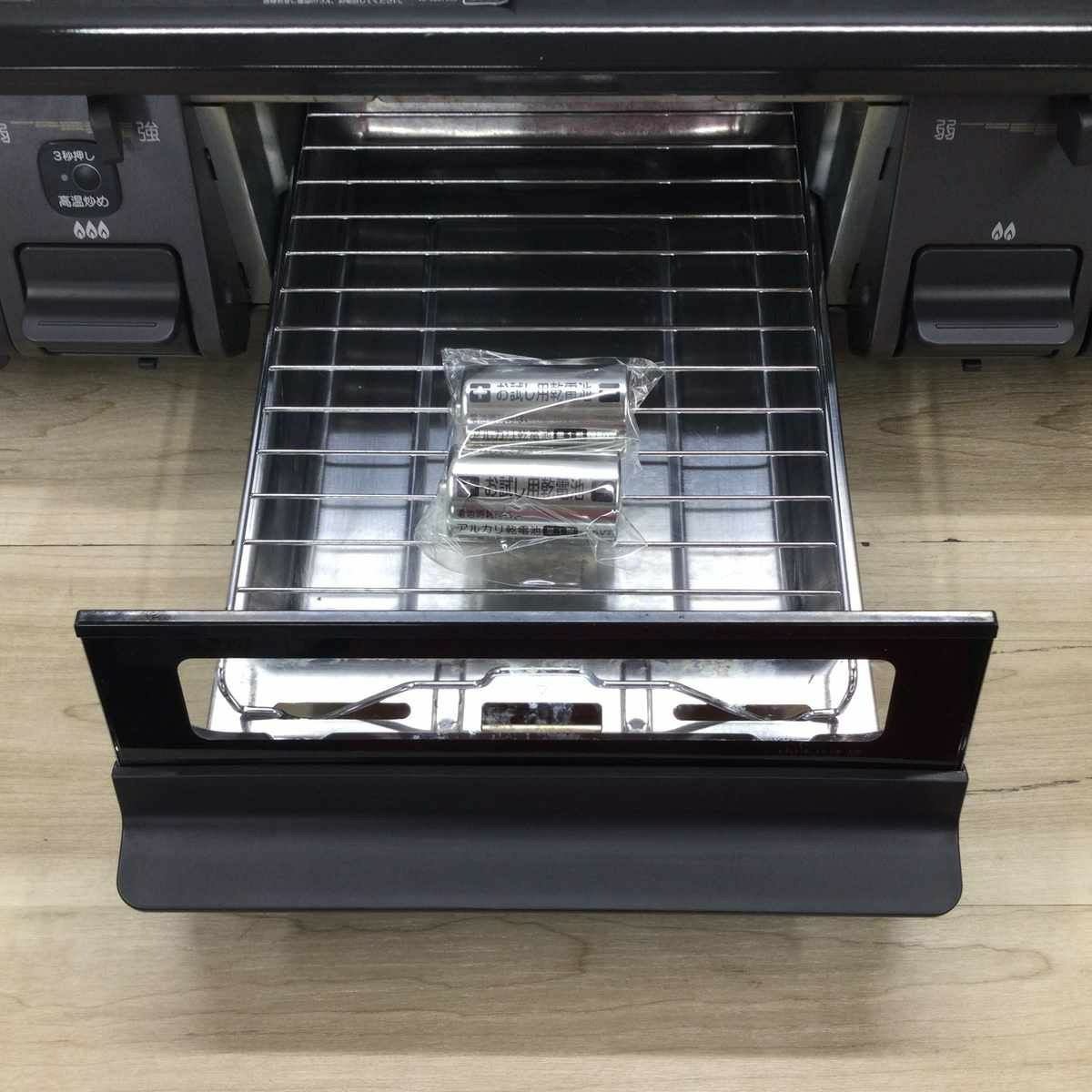 パロマ ガスコンロ LPガス 約60cm幅 左強火力 ブラック PA-S46B-L-LP 2024年製