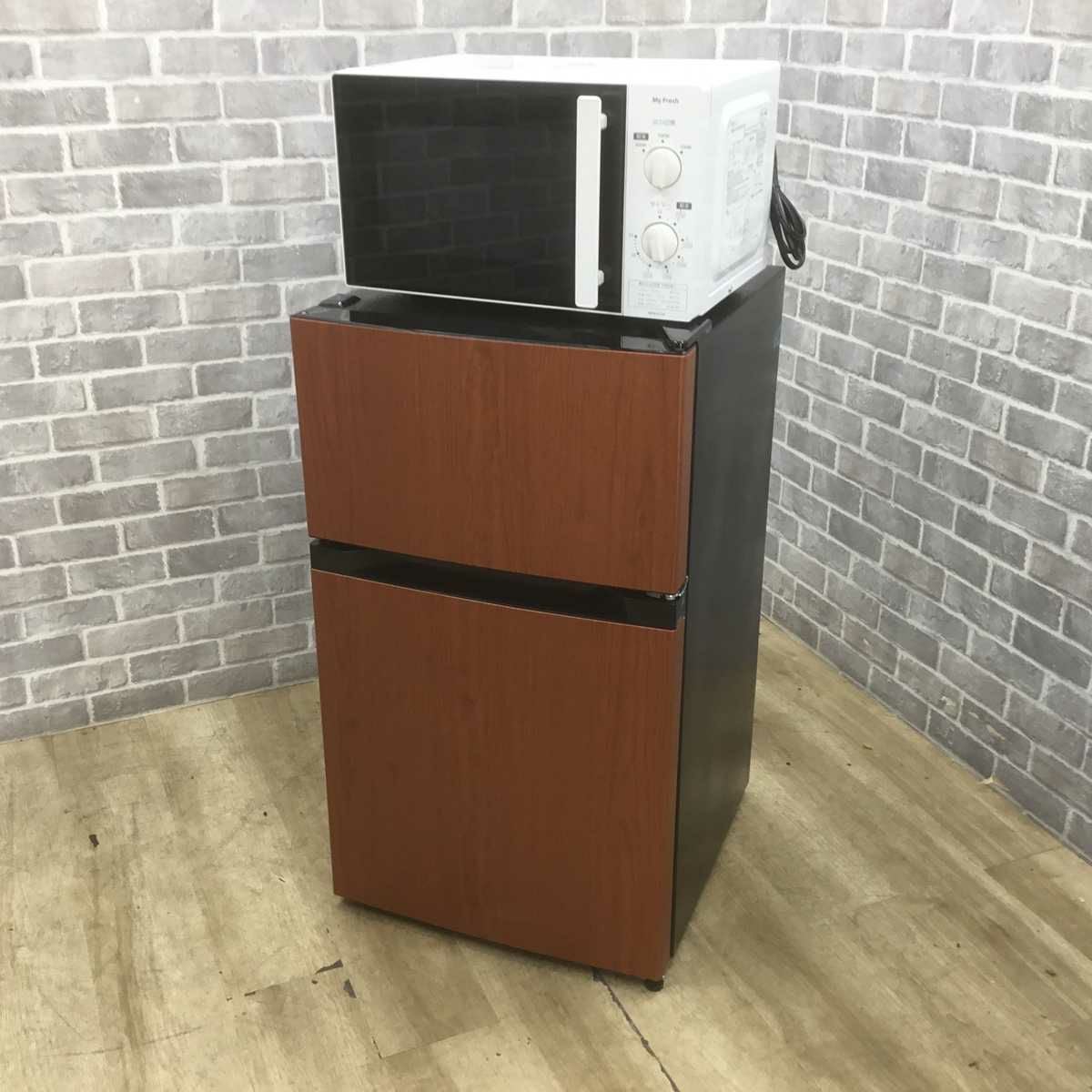 家電セット 2点セット アイリスオーヤマ 冷蔵庫 87L 東芝 電子レンジ