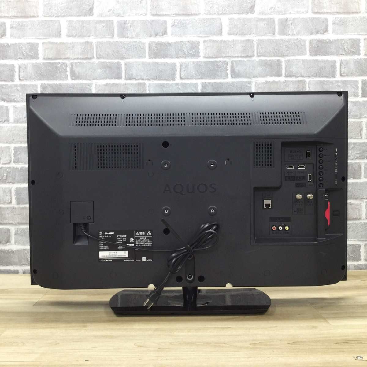 シャープ AQUOS 液晶テレビ 32V型 2チューナー ブラック 2T-C32AE1 2019年製