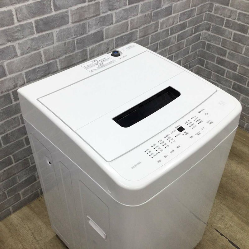 アイリスオーヤマ 洗濯機 5.0kg 縦型 ホワイト IAW-T504-W 2023年製 