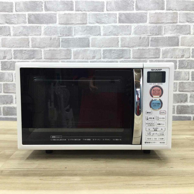 シャープ オーブンレンジ 500W 15L ホワイト RE-S5D-W 2016年製