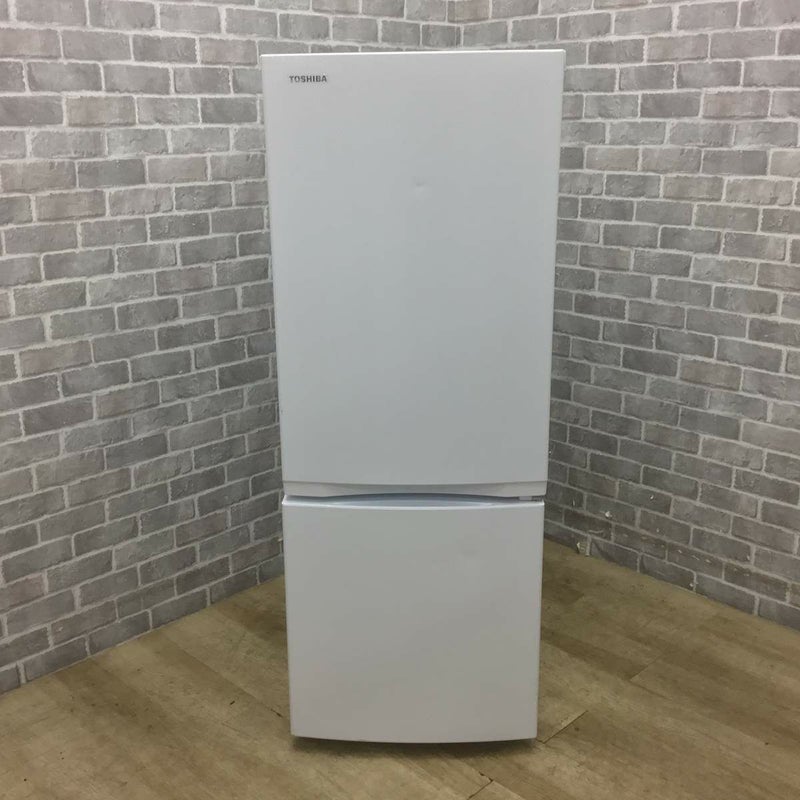 東芝 冷蔵庫 2ドア 153L 右開き ホワイト GR-T15BS(W) 2022年製 