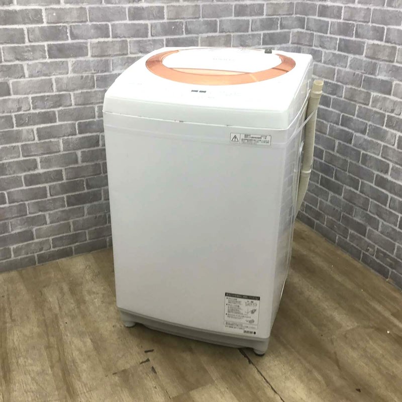 東芝 全自動洗濯機 8.0kg ZABOON AW-D836(P) 2017年製 | リユース家電Happy