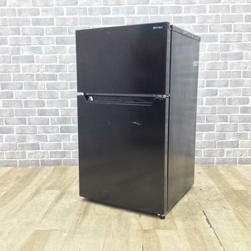ヤマダ電機 REFAGE 冷蔵庫 2ドア 87L 右開き ブラック YRZC09LK 2023年 