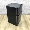 ヤマダ電機  REFAGE 冷蔵庫 2ドア 87L 右開き ブラック YRZC09LK 2023年製