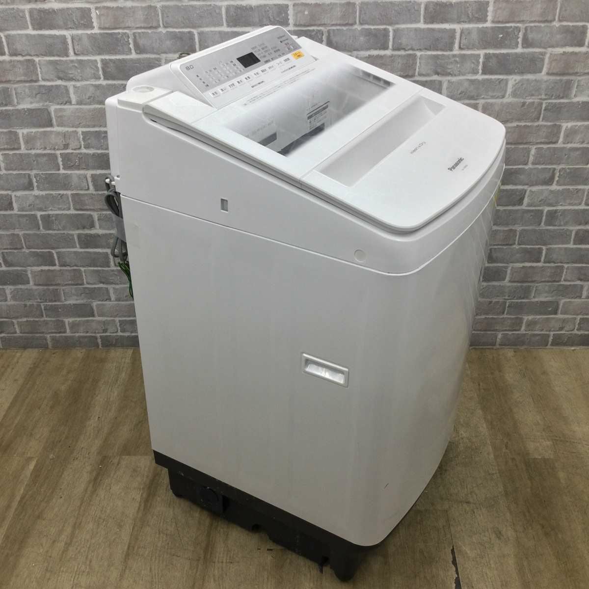 パナソニック 洗濯乾燥機 洗濯容量 8.0kg 乾燥容量 4.5kg 縦型 ホワイト NA-FW80S6 2019年製