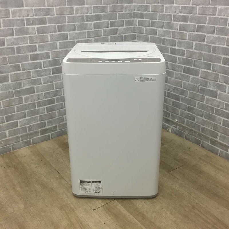 シャープ 洗濯機 4.5kg 縦型 ホワイト ES-GE4B 2018年製 | リユース 