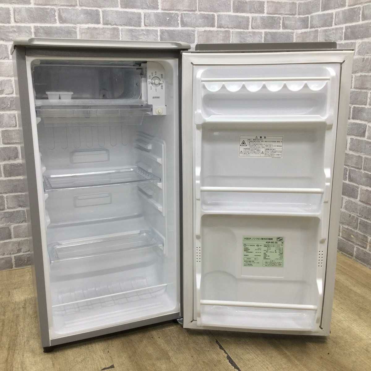 ID 071669　冷蔵庫２ドア　75L　アクア　２０２０年　AQR-8G(S) ID 071669 冷蔵庫2ドア 75L アクア 2020年 AQR-8G(S)