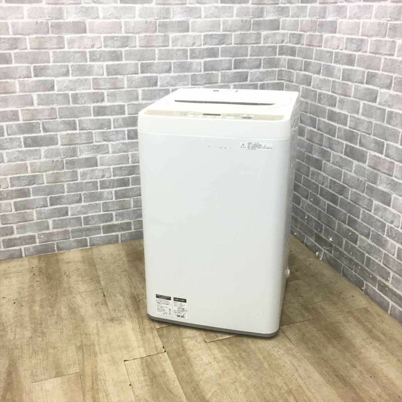 SHARP 全自動洗濯機 4.5kg  ES-GE45R 2016年製