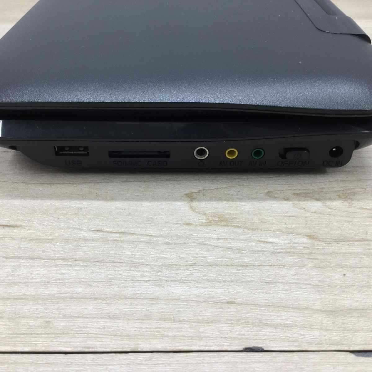 ベルソス ポータブルDVDプレーヤー 7インチ ブラック VS-GD900NN 2024年製