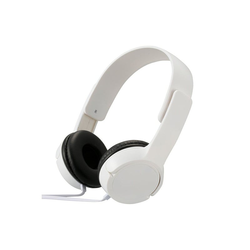 【新品】オーム電機 ステレオヘッドホン 密閉型 ホワイト HP-H125N-W