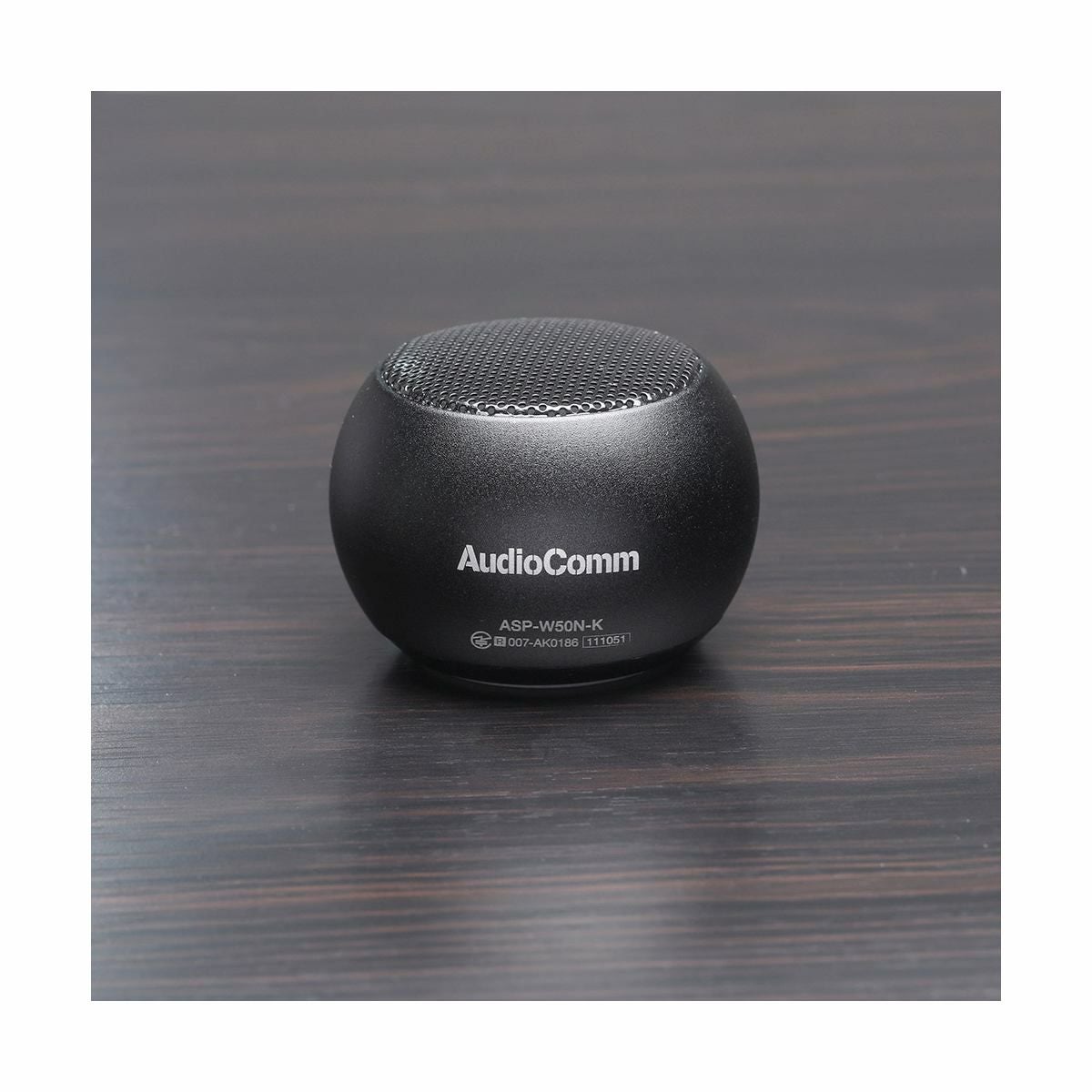 【新品】オーム電機 Bluetoothワイヤレスミニスピーカー ブラック ASP-W50N-K