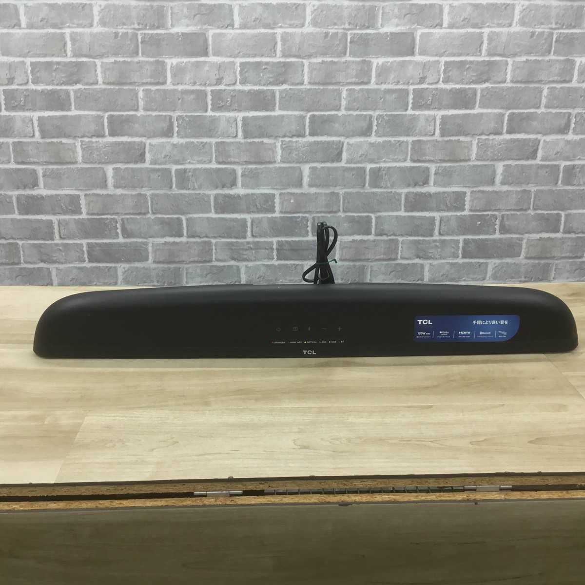その他メーカー Bluetooth 2.0chサウンドバー ブラック TS6100 2022年製 【リモコン欠品】
