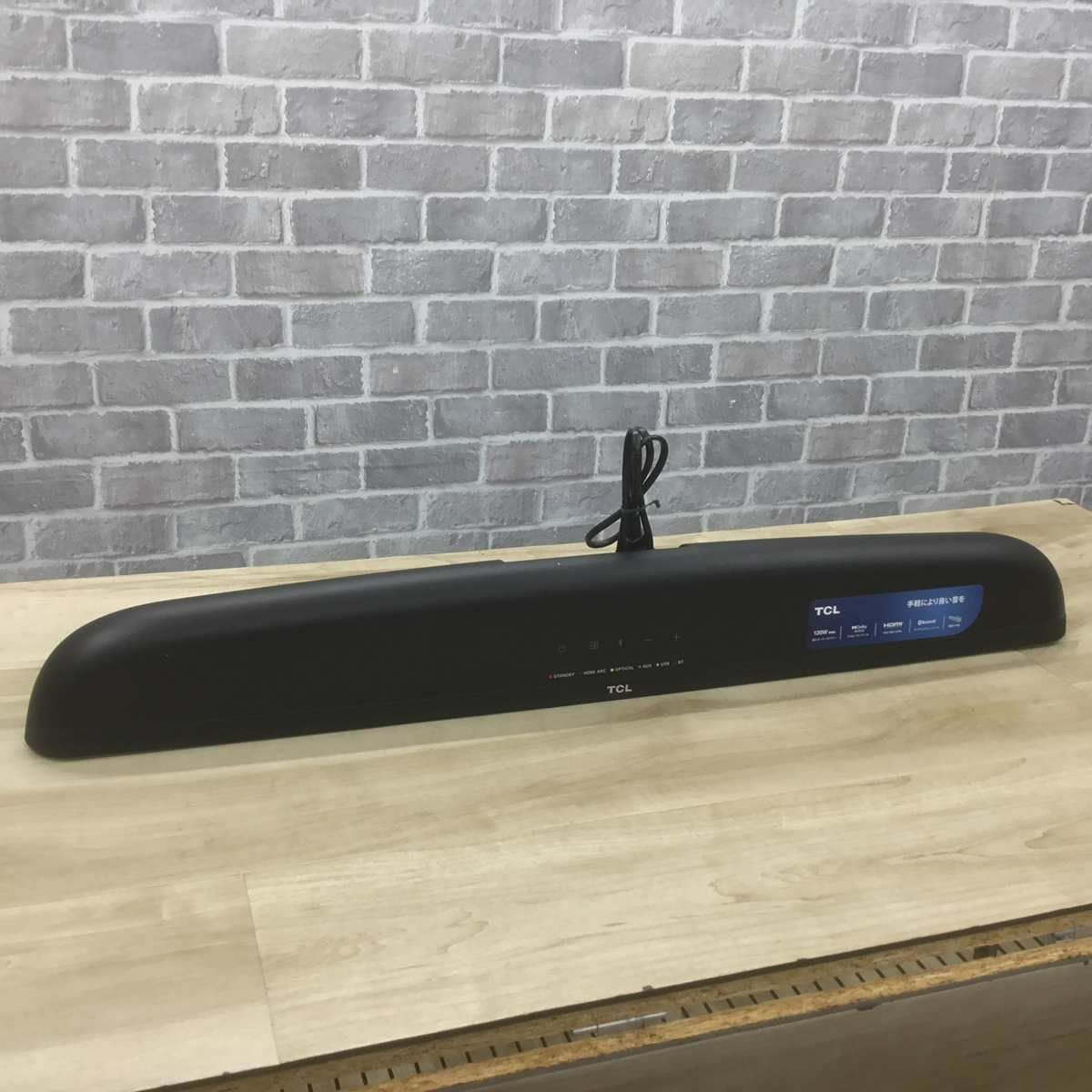 その他メーカー Bluetooth 2.0chサウンドバー ブラック TS6100 2022年製 【リモコン欠品】