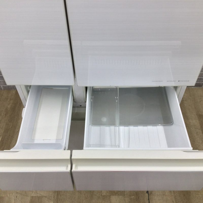 パナソニック 冷蔵庫 6ドア 600L フレンチドア ホワイト NR-F606HPX-W 