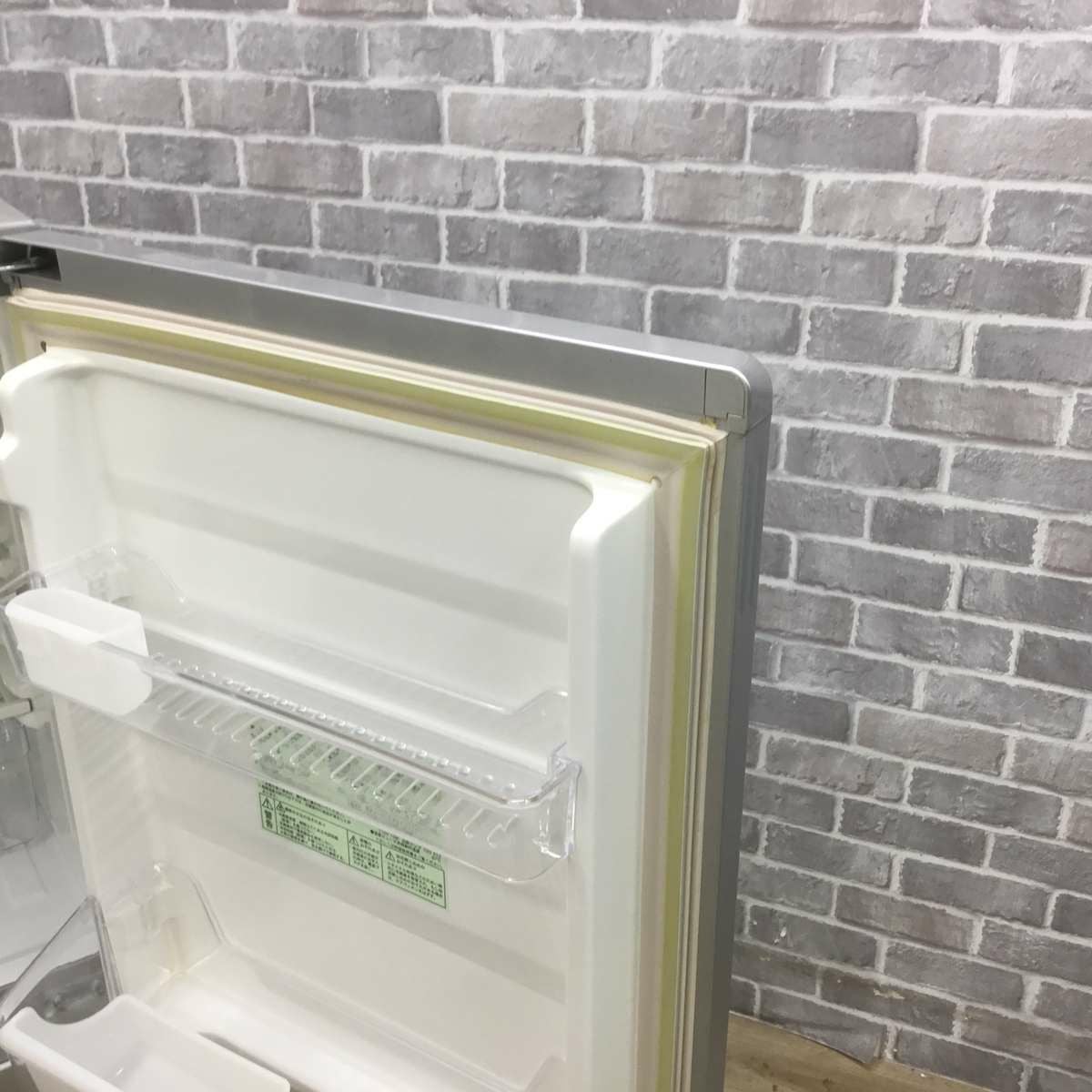 ユーイング 冷蔵庫 2ドア 110L 右開き シルバー UR-J110H 2016年製