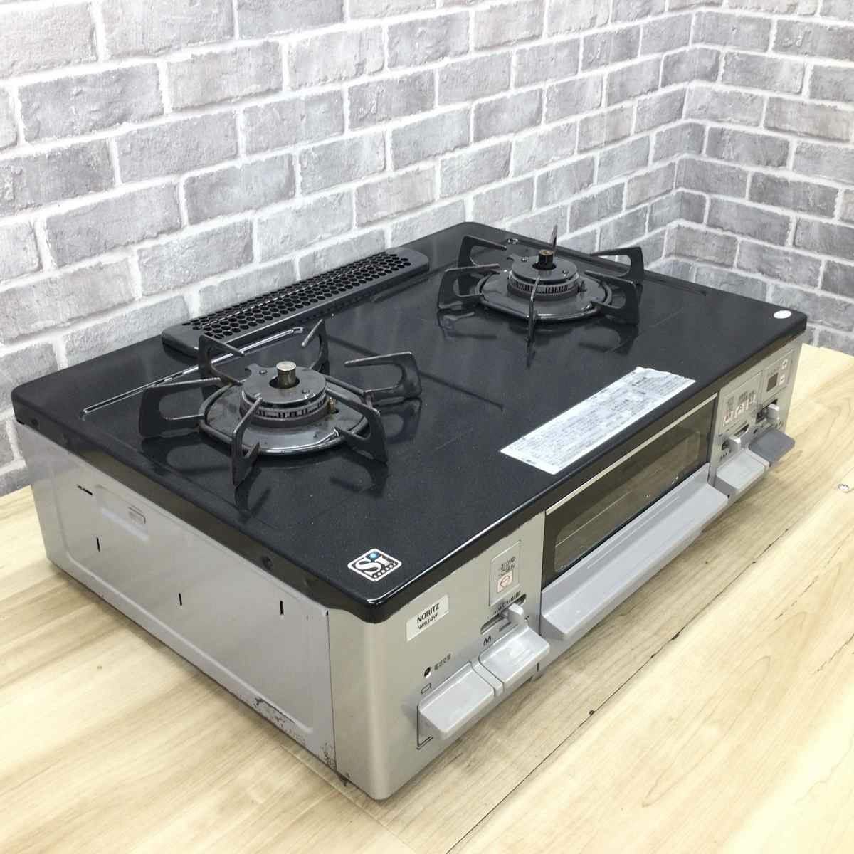 ガスコンロ LPガス 約59cm幅 右強火力 シルバー NW61QVR 2019年製