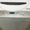 シャープ 洗濯機 4.5kg 縦型 ホワイト ES-GE4B-C 2018年製