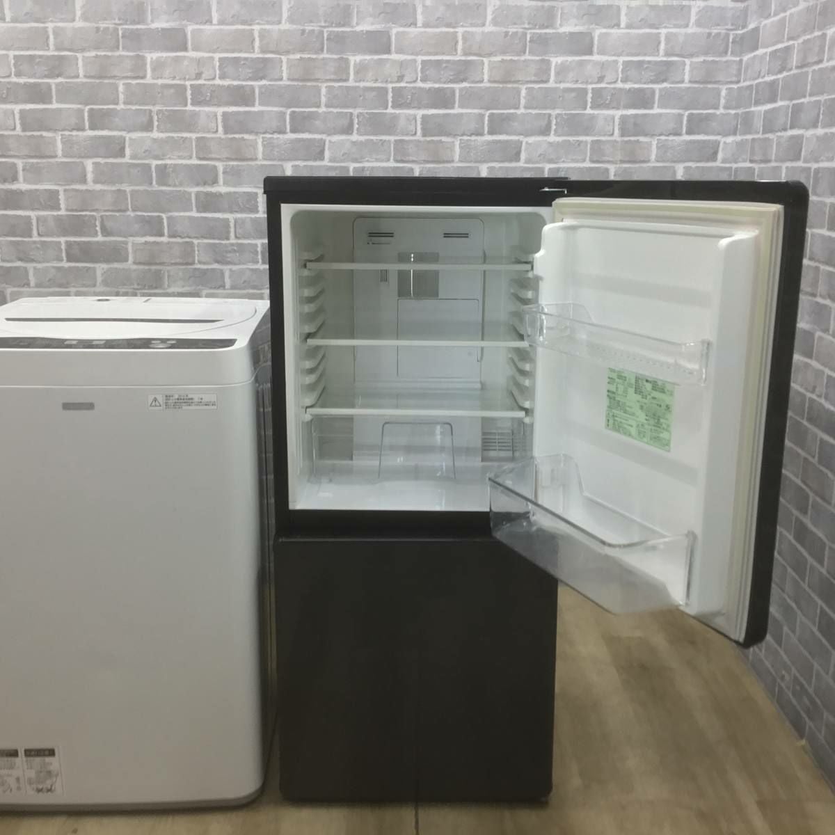 家電2点セット ユーイング 冷蔵庫 110L シャープ 洗濯機 4.5kg
