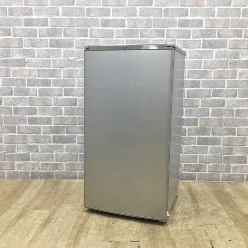 アクア 冷蔵庫 1ドア 75L 右開き シルバー AQR-8G 2020年製