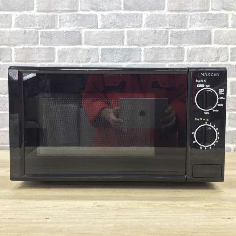 マクスゼン 電子レンジ 700W 17L 60hz 西日本専用 ブラック JM17BGZ01BK 2024年製