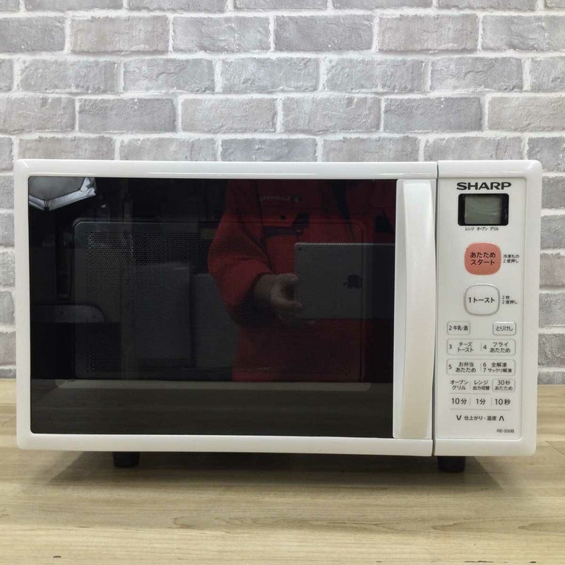 シャープ オーブンレンジ 500W 15L ホワイト RE-S50B-W 2018年製