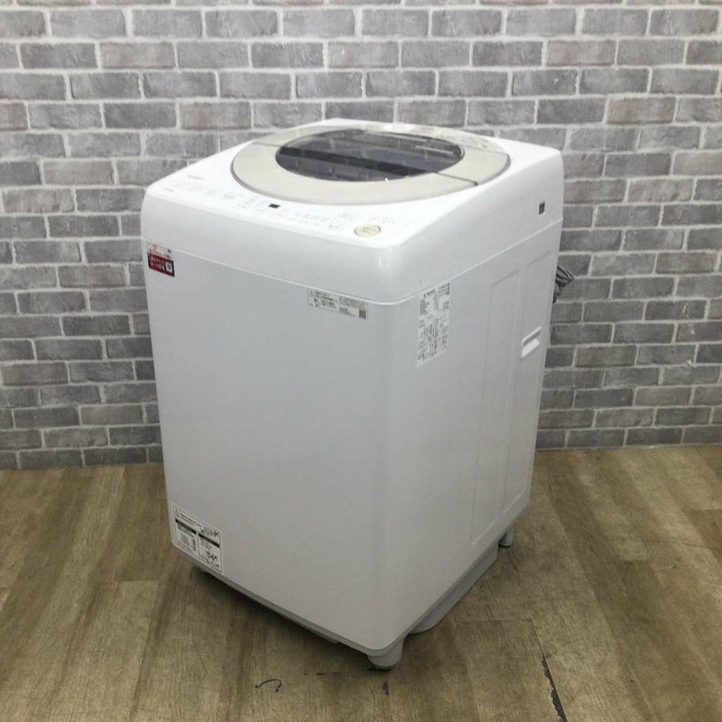 シャープ 洗濯機 9.0kg 縦型 ホワイト ES-GV9G-N 2023年製