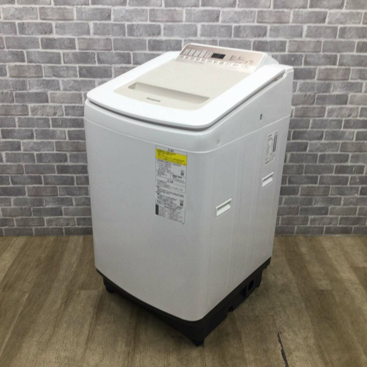 タテ型洗濯乾燥機 パナソニック NA-FD80H7 2019年製 8kg パナソニック 縦型洗濯乾燥機 洗濯8.0kg 乾燥4.5kg ホワイト NA-FD80H7